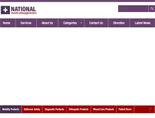 Tablet Screenshot of nationalmedicalsuppliesinc.com